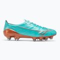 Férfi futballcipő Mizuno Alpha JP Mix kék curacao/hófehér/vörösbatin 2