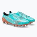 Férfi futballcipő Mizuno Alpha JP Mix kék curacao/hófehér/vörösbatin 4