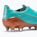 Férfi futballcipő Mizuno Alpha JP Mix kék curacao/hófehér/vörösbatin 9