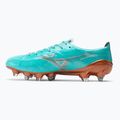 Férfi futballcipő Mizuno Alpha JP Mix kék curacao/hófehér/vörösbatin 10