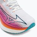 Mizuno Wave Rebellion Pro futócipő fehér és rózsaszín J1GD231721 10