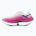 Mizuno Wave Rebellion Pro futócipő fehér és rózsaszín J1GD231721 3