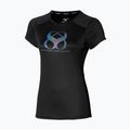 Női póló Mizuno Two Loops 8 Tee black
