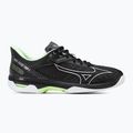 Férfi teniszcipő Mizuno Wave Exceed Tour 5 AC black/silver/techno green 2