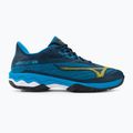 Férfi tenisz cipő Mizuno Wave Exceed Light 2 AC dress blues / bolt2 neon / clolsonne 2