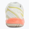 Női teniszcipő Mizuno Break Shot 4 AC snow white/ neon flame/ ghost gray 6