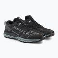 Férfi futócipő Mizuno Wave Daichi 7 GTX fekete/ombre kék/stormy weather 5