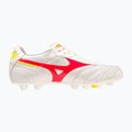 Férfi Mizuno Morelia II Elite MD futballcipő fehér/gyöngykorall2/bolt2 8