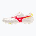 Férfi Mizuno Morelia II Elite MD futballcipő fehér/gyöngykorall2/bolt2 9