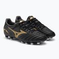 Férfi Mizuno Morelia Neo IV Pro MD labdarúgócipő fekete/arany/fekete 4