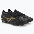 Mizuno Morelia Neo IV Beta JP MD férfi futballcipő fekete/arany/fekete 5