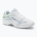 Férfi röplabda cipő Mizuno Thunder Blade Z fehér / g ridge / patina zöld
