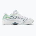 Férfi röplabda cipő Mizuno Thunder Blade Z fehér / g ridge / patina zöld 2