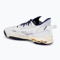 Férfi kézilabda cipő Mizuno Wave Mirage 5 white/bribbon/mp gold 3