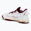 Női kézilabda cipő Mizuno Wave Mirage 5 white/cabernet/mp gold 3