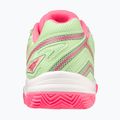 Mizuno Break Shot 4 Padel női padel cipő patina zöld / high vis rózsaszín / fehér 4