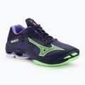 Férfi röplabda cipő Mizuno Wave Lightning Z7 esti kék / tech zöld / lolite