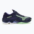 Férfi röplabda cipő Mizuno Wave Lightning Z7 esti kék / tech zöld / lolite 2