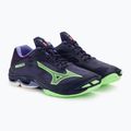 Férfi röplabda cipő Mizuno Wave Lightning Z7 esti kék / tech zöld / lolite 5
