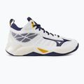 Röplabda cipő Mizuno Wave Dimension Mid white/blue ribbon/mp gold 2