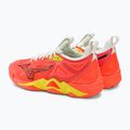 Férfi röplabda cipő Mizuno Wave Momentum 3 neon láng / fekete / bolt2 neon 4