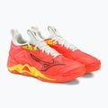 Férfi röplabda cipő Mizuno Wave Momentum 3 neon láng / fekete / bolt2 neon 5