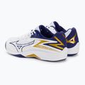 Férfi röplabda cipő Mizuno Thunder Blade Z fehér / kék szalag / mp arany 4