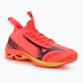 Férfi röplabda cipő Mizuno Wave Lightning Neo2 neon láng / fekete / bolt2