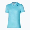 Férfi teniszpóló Mizuno Charge Shadow Polo blue glow 3