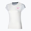 Női tenisz póló Mizuno Charge Printed Tee fehér 3