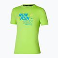 Férfi futópóló Mizuno Core Run Tee lime