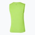 Férfi futópóló Mizuno Impulse Core lime 2