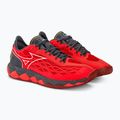 Férfi tenisz cipő Mizuno Wave Enforce Tour AC radiant red/white/ebony 5