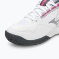 Női teniszcipő Mizuno Break Shot 4 AC white / pink tetra / turbulence 7