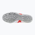 Gyerek focicipő Mizuno MRL Sala Club TF Jr white/radiant red 12