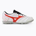 Gyerek focicipő Mizuno MRL Sala Club TF Jr white/radiant red 2