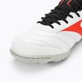 Gyerek focicipő Mizuno MRL Sala Club TF Jr white/radiant red 7