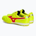 Mizuno Morelia Sala Elite TF biztonsági sárga/tüzes korall 2/galaxy ezüst férfi futballcipő 4