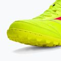 Mizuno Morelia Sala Elite TF biztonsági sárga/tüzes korall 2/galaxy ezüst férfi futballcipő 9