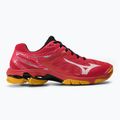 Férfi röplabda cipő Mizuno Wave Voltage radiant red/white/carrot curl 2