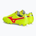 Mizuno Morelia II Pro MD biztonsági sárga/tüzes korall 2/galaxis ezüst férfi futballcipő 3