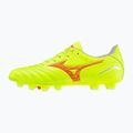 Mizuno Morelia Neo IV Pro MD biztonsági sárga/tüzes korall 2/galaxis ezüst férfi futballcipő 3