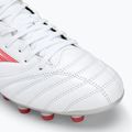 Férfi Mizuno Morelia Neo IV Pro MD labdarúgó cipő fehér/ ragyogó piros/ forró korall 7