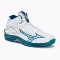 Férfi röplabda cipő Mizuno Thunder Blade Z Mid white/sailor blue/silver
