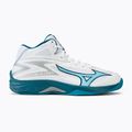 Férfi röplabda cipő Mizuno Thunder Blade Z Mid white/sailor blue/silver 2