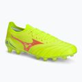 Mizuno Morelia Neo IV Β Elite MD biztonsági sárga/tüzes korall 2/galaxis ezüst férfi futballcipő