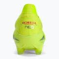 Mizuno Morelia Neo IV Β Elite MD biztonsági sárga/tüzes korall 2/galaxis ezüst férfi futballcipő 8