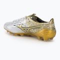 Férfi focicipő Mizuno Αlpha Japan Md white/ge gold/black 3