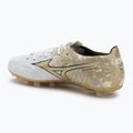 Férfi futballcipő Mizuno Alpha Japan AG fehér/gearany/fekete 3