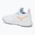 Női röplabda cipő Mizuno Wave Dimension white/peach parfait/halogen blue 3